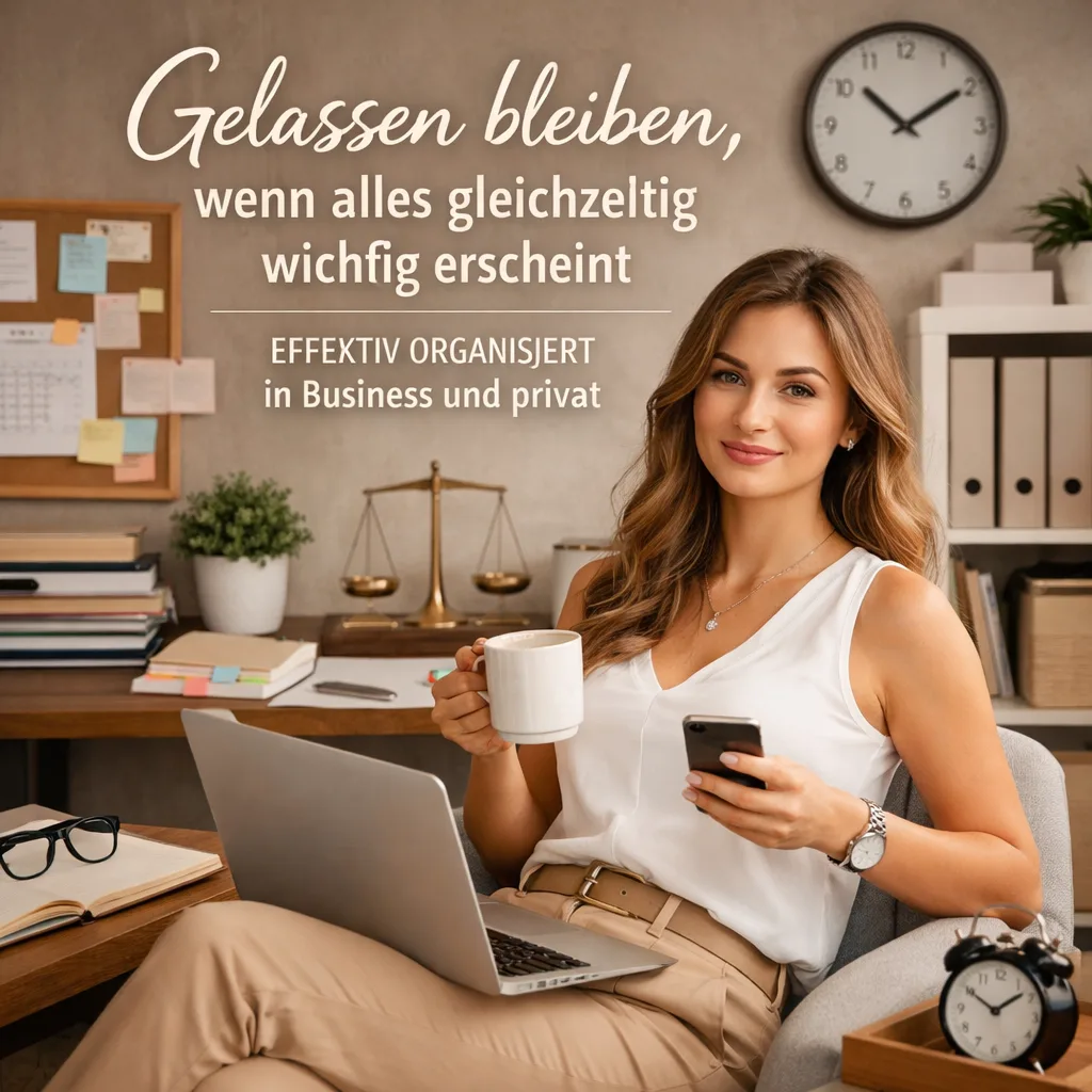 Gelassen bleiben, wenn alles gleichzeitig wichtig erscheint – effektiv organisiert in Business und privat