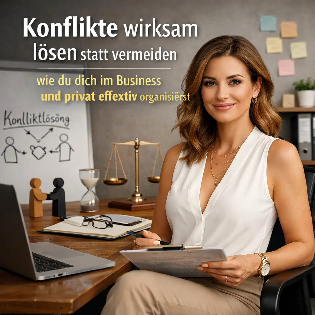 Konflikte wirksam lösen statt vermeiden – wie du dich im Business und privat effektiv organisierst
