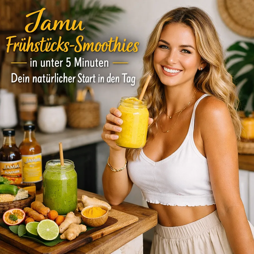 Jamu Frühstück Smoothies in unter 5 Minuten – dein natürlicher Start in den Tag Jamu Frühstücks-Smoothies in unter 5 Minuten – dein natürlicher Start in den Tag