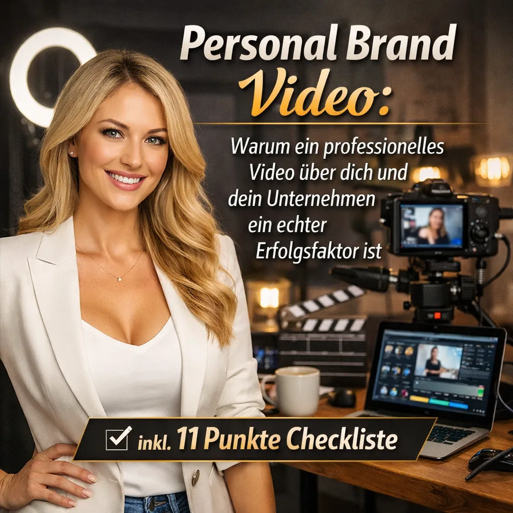 Personal Brand Video: Warum ein professionelles Video über dich und dein Unternehmen ein echter Erfolgsfaktor ist inkl. 11 Punkte Checkliste