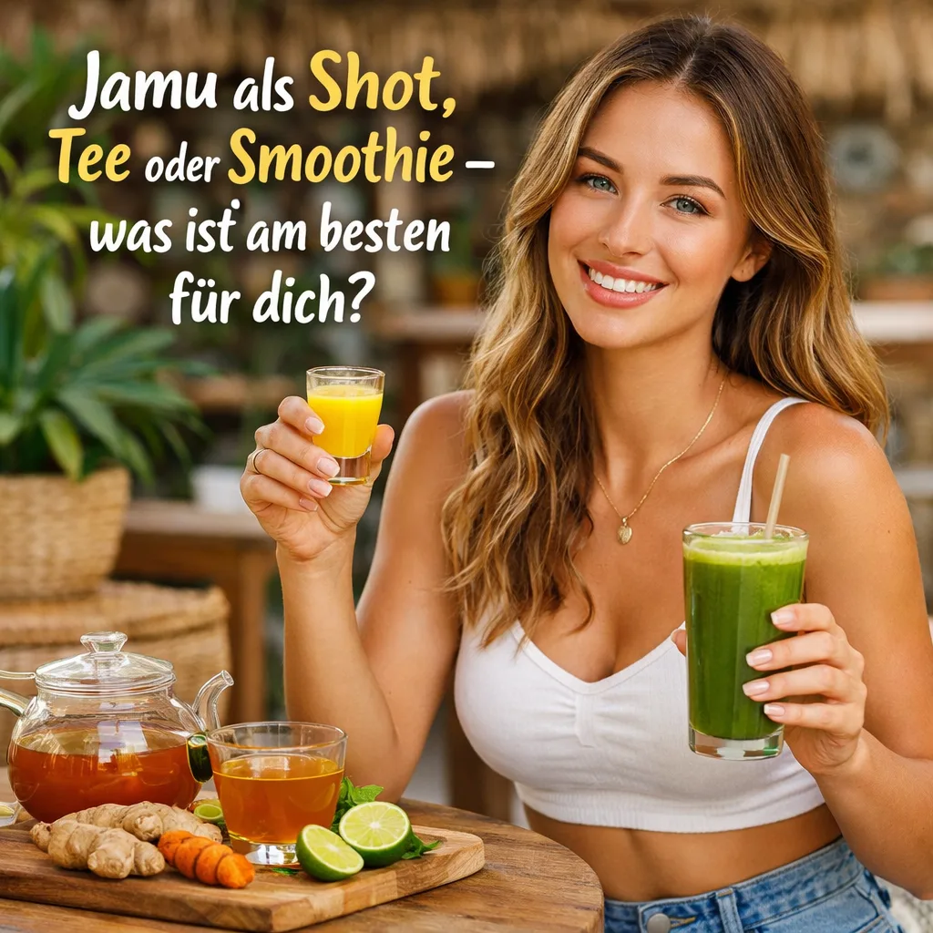 Jamu als Shot, Tee oder Smoothie – was ist am besten für dich?