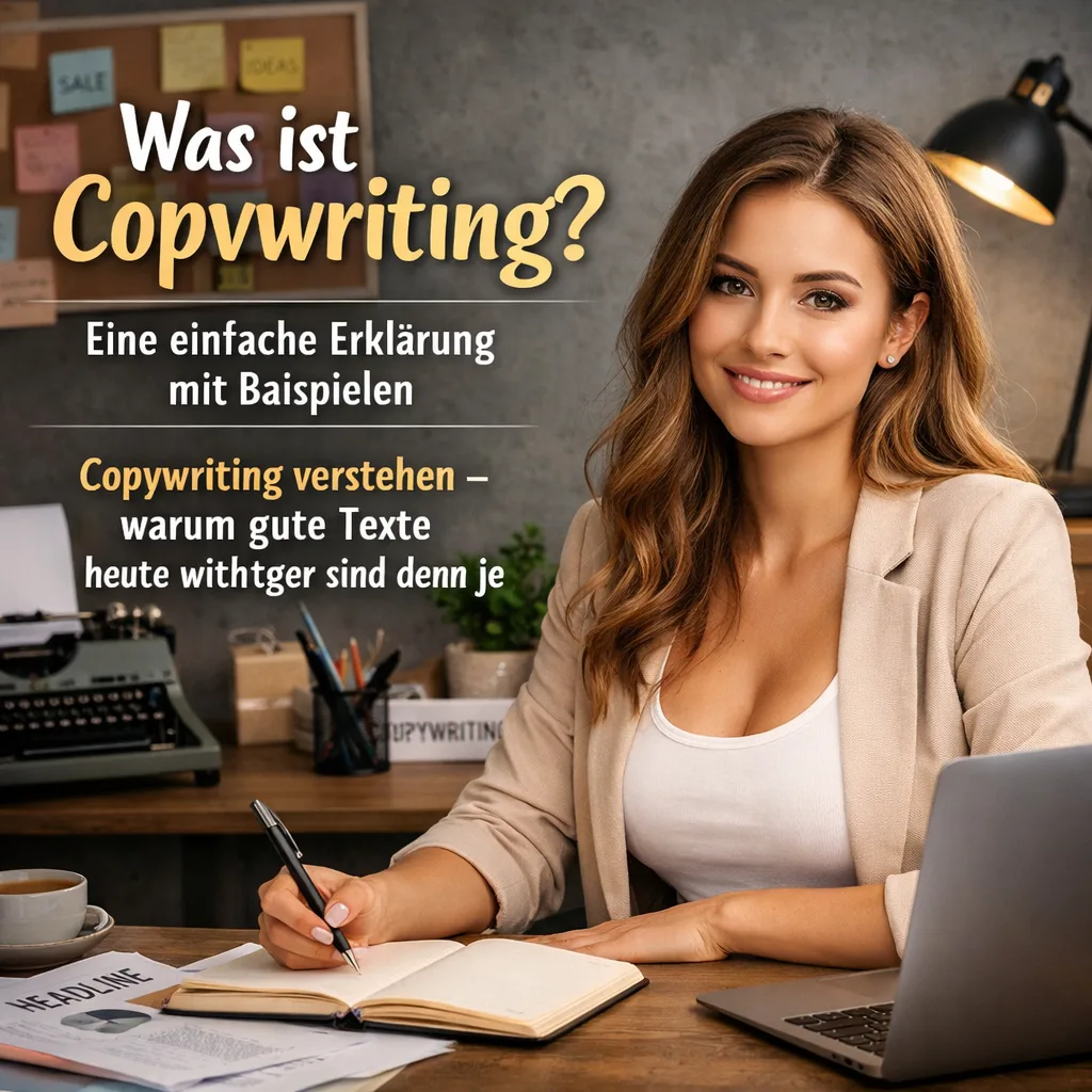 Was ist Copywriting? Eine einfache Erklärung mit Beispielen. Copywriting verstehen – warum gute Texte heute wichtiger sind denn je Was ist Copywriting? Eine einfache Erklärung mit Beispielen. Copywriting verstehen – warum gute Texte heute wichtiger sind denn je