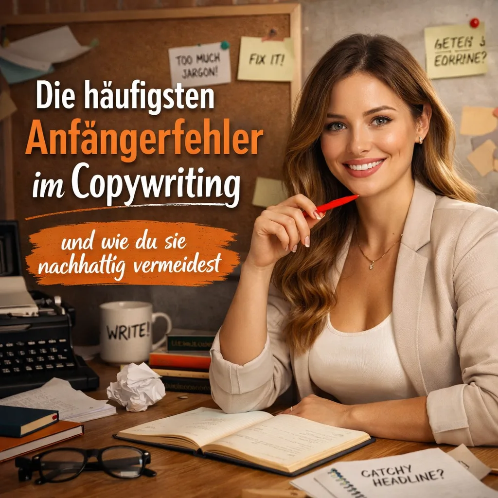 Die häufigsten Anfängerfehler im Copywriting und wie du sie nachhaltig vermeidest
