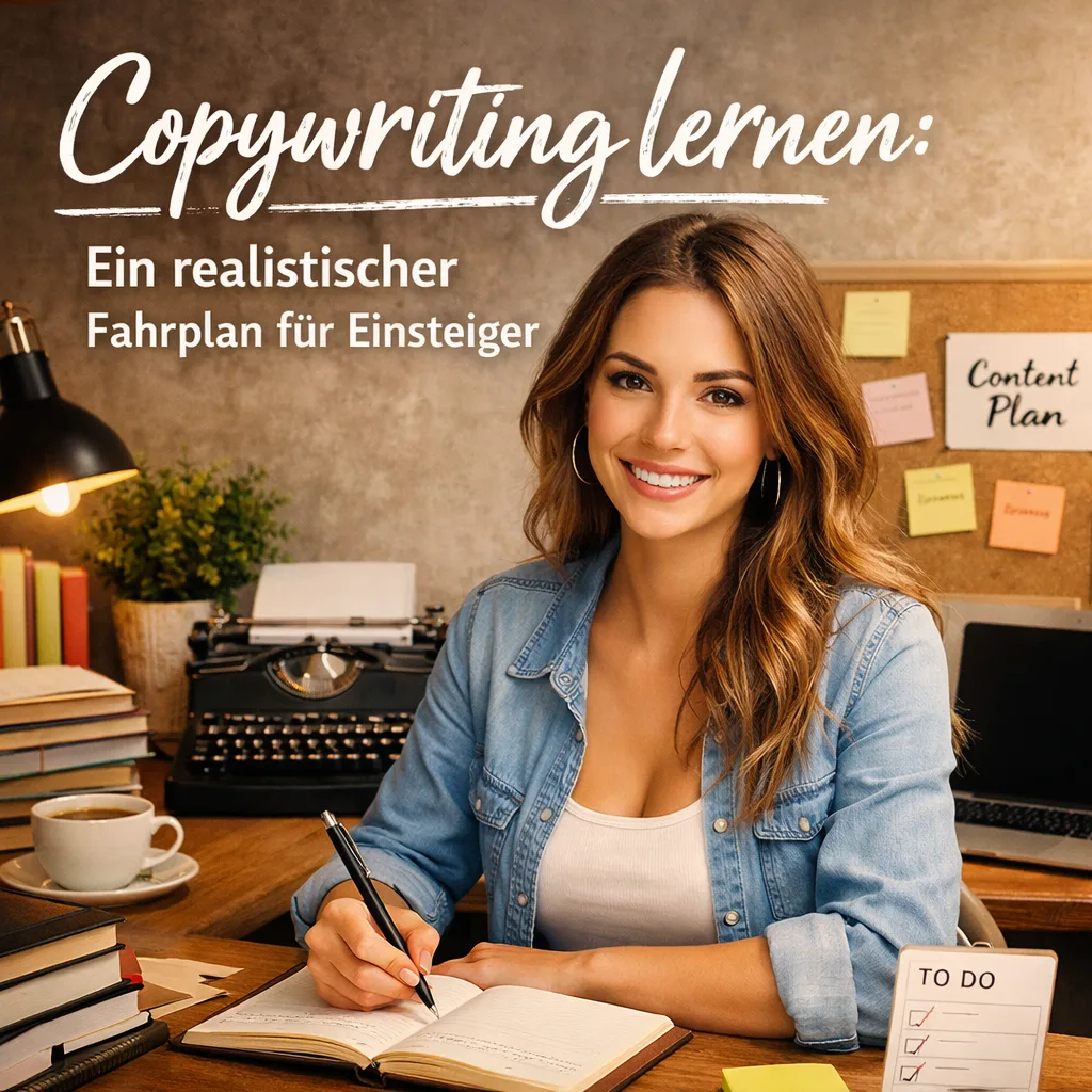 Copywriting lernen: Ein realistischer Fahrplan für Einsteiger
