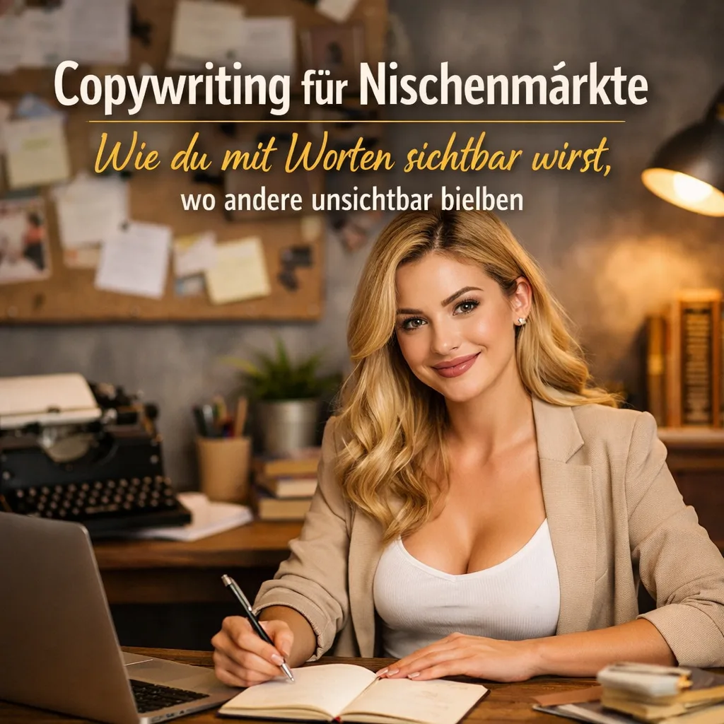 Copywriting für Nischenmärkte – Wie du mit Worten sichtbar wirst, wo andere unsichtbar bleiben