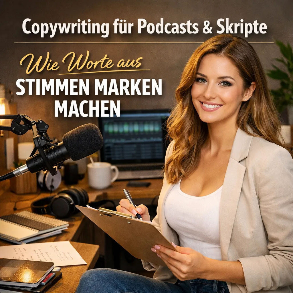 Copywriting für Podcasts & Skripte – wie Worte aus Stimmen Marken machen