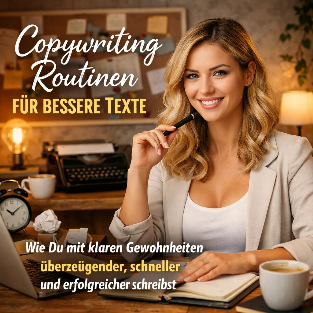 Copywriting Routinen für bessere Texte. Wie Du mit klaren Gewohnheiten überzeugender, schneller und erfolgreicher schreibst