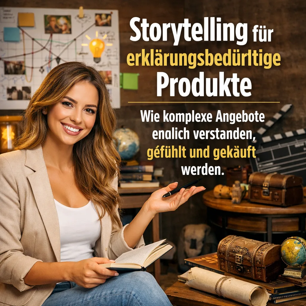 Storytelling für erklärungsbedürftige Produkte – wie komplexe Angebote endlich verstanden, gefühlt und gekauft werden