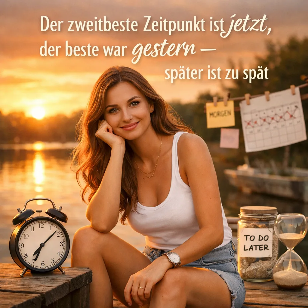 Der zweitbeste Zeitpunkt ist jetzt, der beste war gestern – später ist zu spät