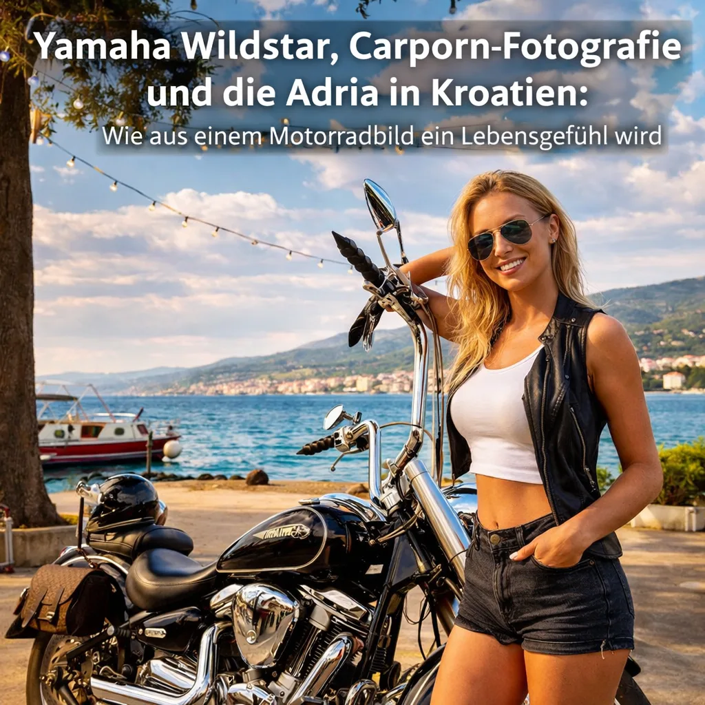 Yamaha Wildstar, Carporn-Fotografie und die Adria in Kroatien: Wie aus einem Motorradbild ein Lebensgefühl wird